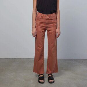 B Sides Eshel Kick Flare Jean in Umber Overdye ~ size 28, NWT!